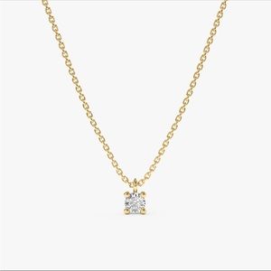 .03 ct diamond solitaire necklace